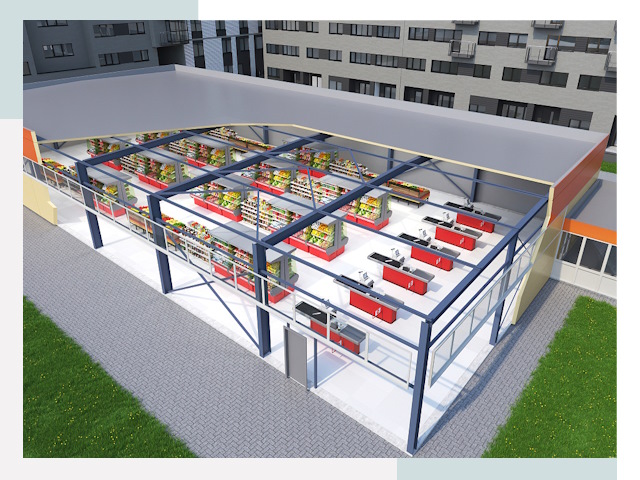 Строительство магазинов в Россошь от 622 руб. за м²