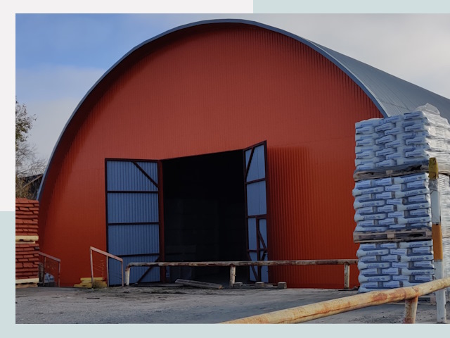 Полукруглые ангары по цене от 622 руб. в Россошь