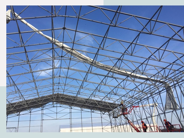 Шатровые ангары от 622 руб. в Россоши и Воронежской области