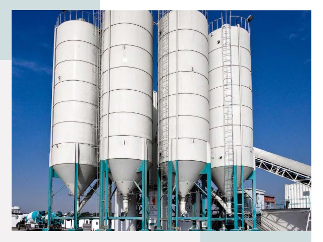 Строительство цементных силосов в Россоши