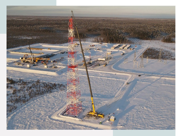 Мачты связи в Россоши