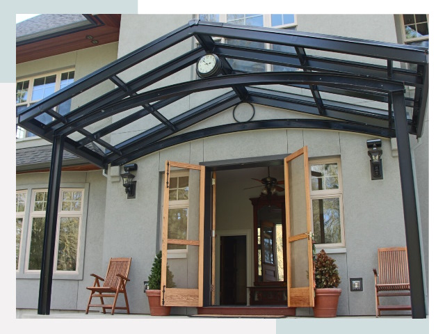 Козырьки металлические в Россоши