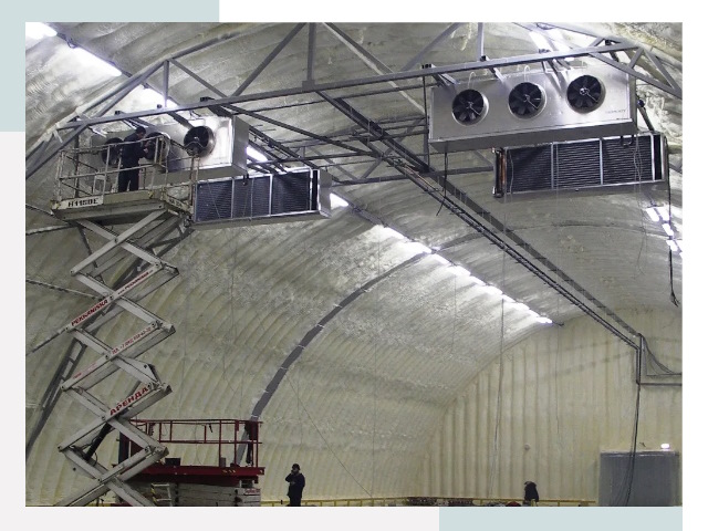Оснащение ангаров в Россоши