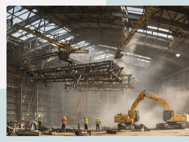 Демонтаж ангаров в Россоши от 622 руб. за м²