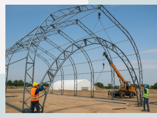 Монтаж ангаров в Россоши от 622 руб. - Надежно и быстро