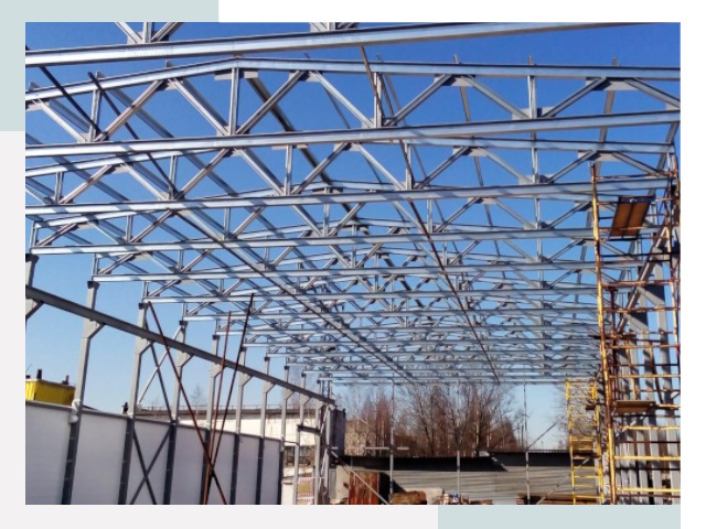 Металлокаркасы для складов в Россоши